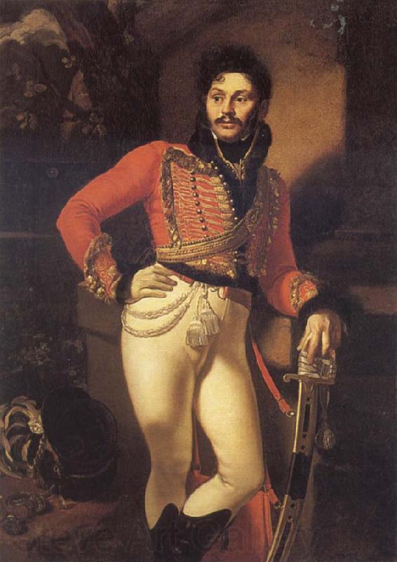 Kiprensky, Orest Portrait of Yevgraf Davydov,Colonel of The Life-Guards Germany oil painting art